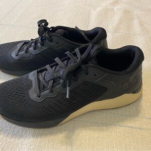 TYR Black and Tan Sneakers with Cushioned Sole Gym CrossFit shoe